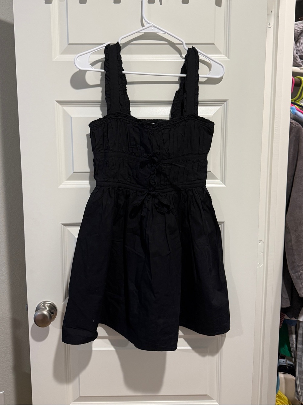 Topshop Black Sleeveless Sundress